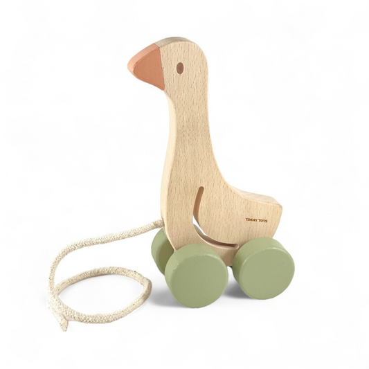 Little Goose Pull-Along Baby Wooden Toy